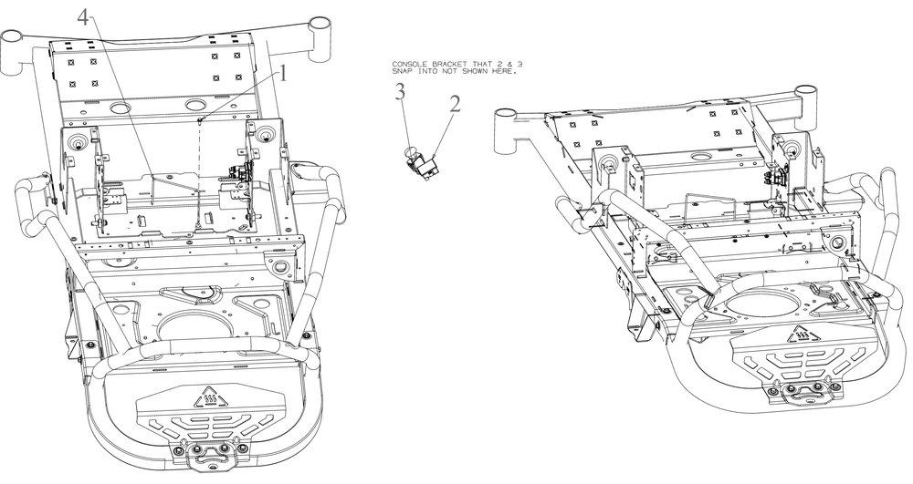 Hour Meter Diagram and Parts List for ZTXS4-54KH (47RSCAB7A10)(2023) Cub Cadet Lawn Tractor